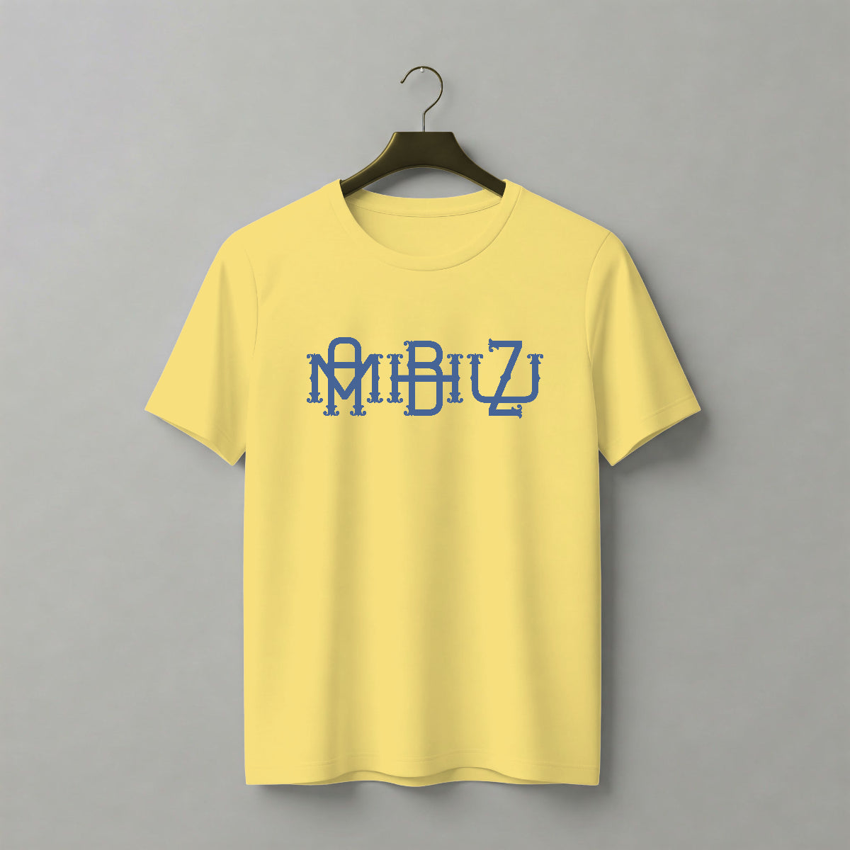 Ambhuz – Essential Graphic Tee in Beige color