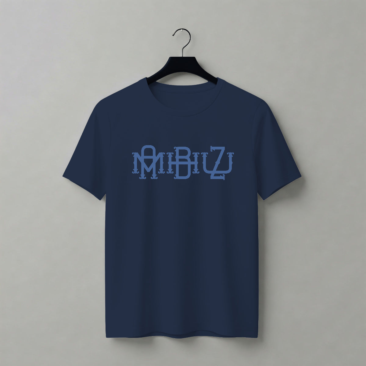 Ambhuz – Essential Graphic T-shirt in Navy Blue color