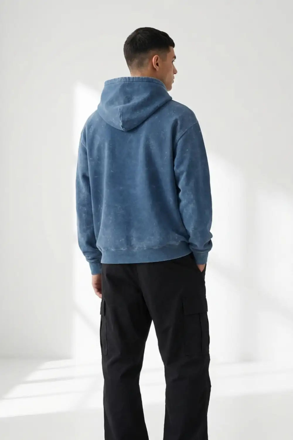 Rooted Acid wash hoodie