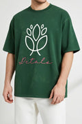 Dewleaf Acid Wash Oversized Tee