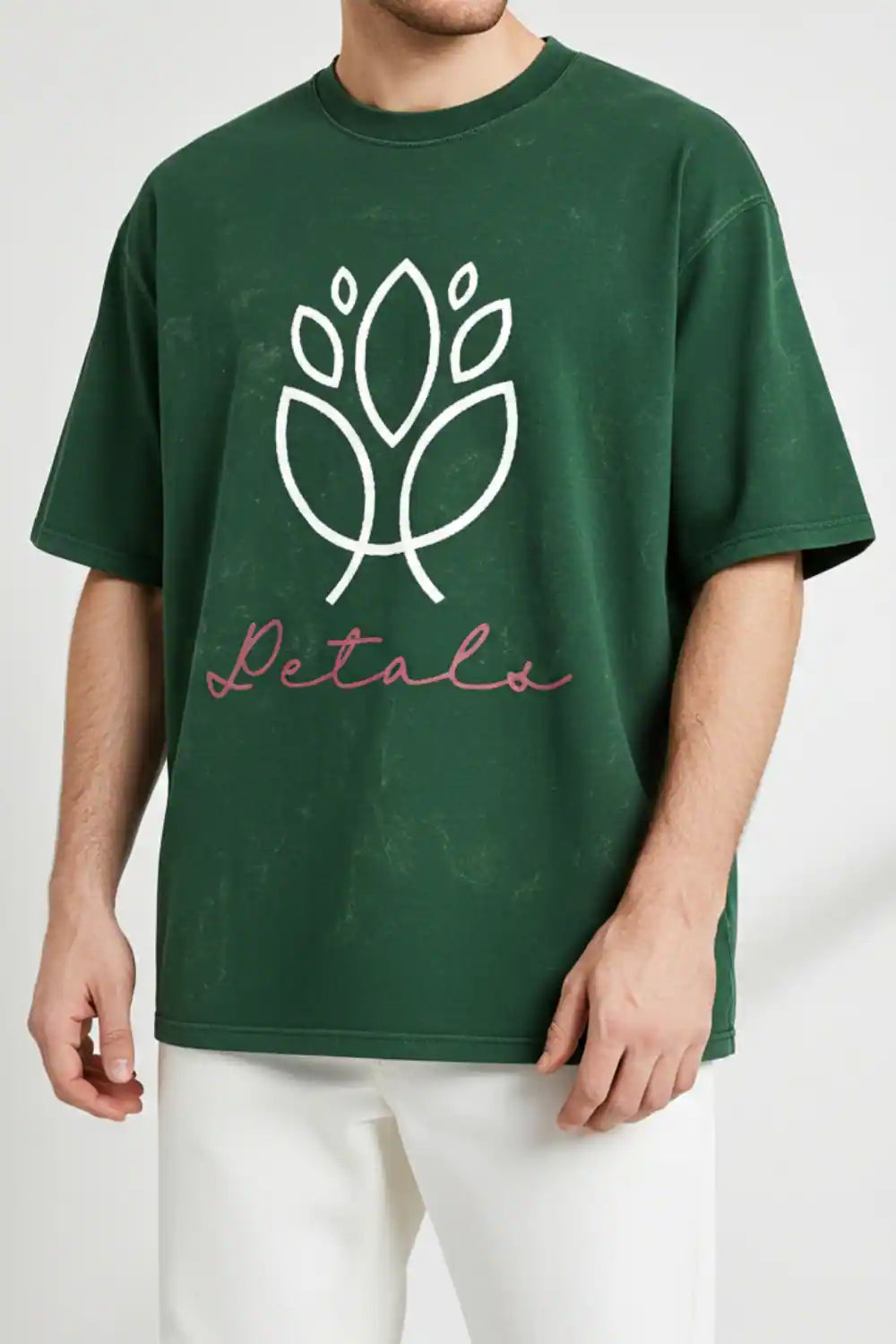 Dewleaf Acid Wash Oversized Tee