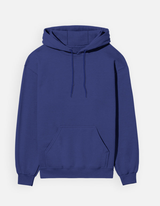 Royal Blue hoodie on a white background