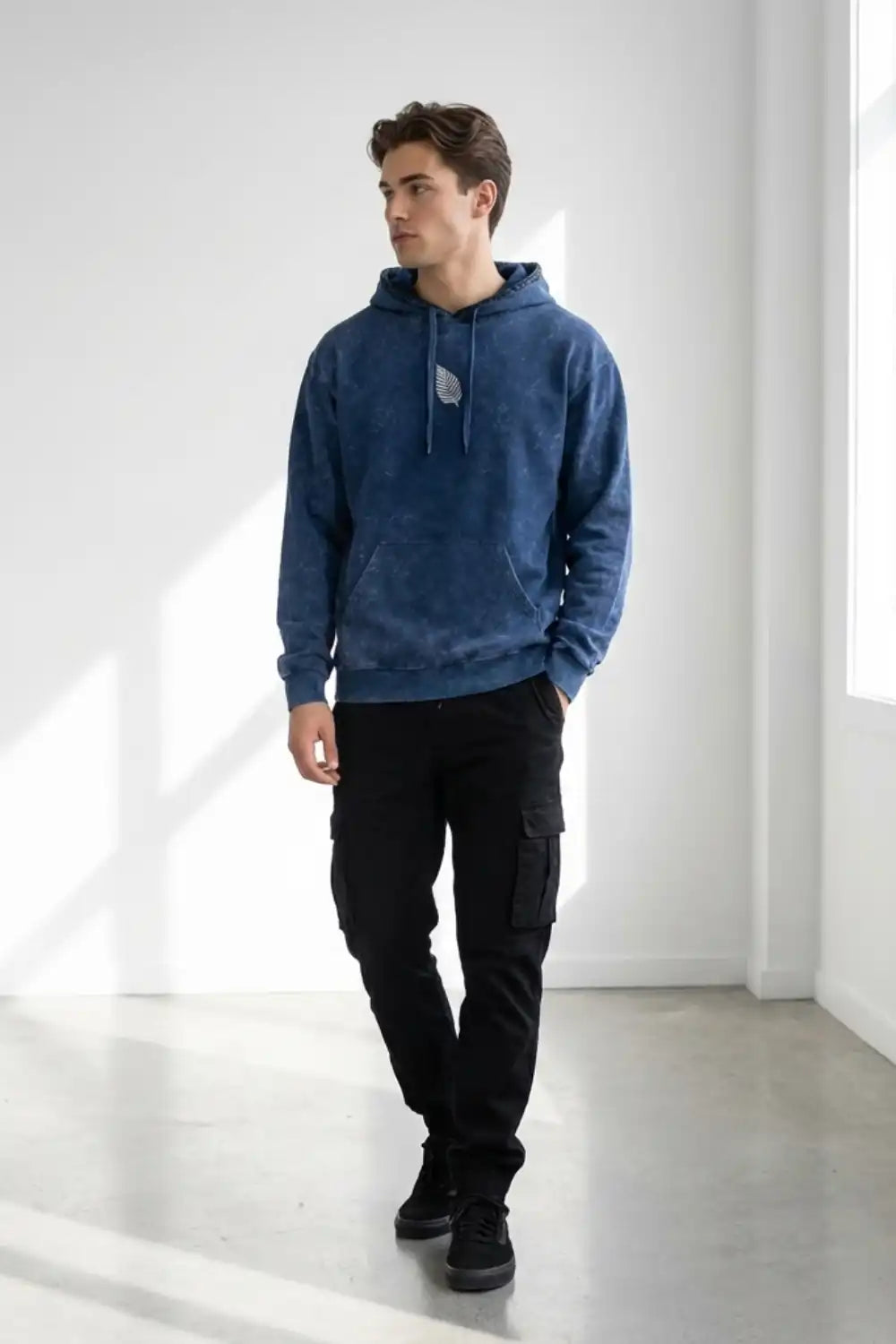 Sprig Acid wash hoodie