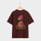 TideMaroon Acid Wash Oversized T Shirt