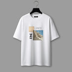 Linear Flow Oversized T-Shirt