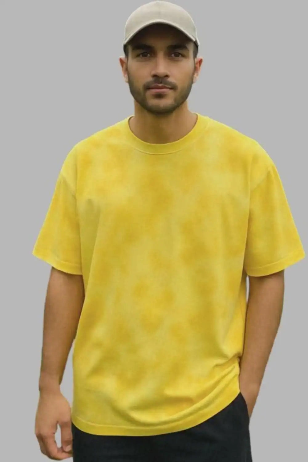 Yellow Classic Tie Dye Tee