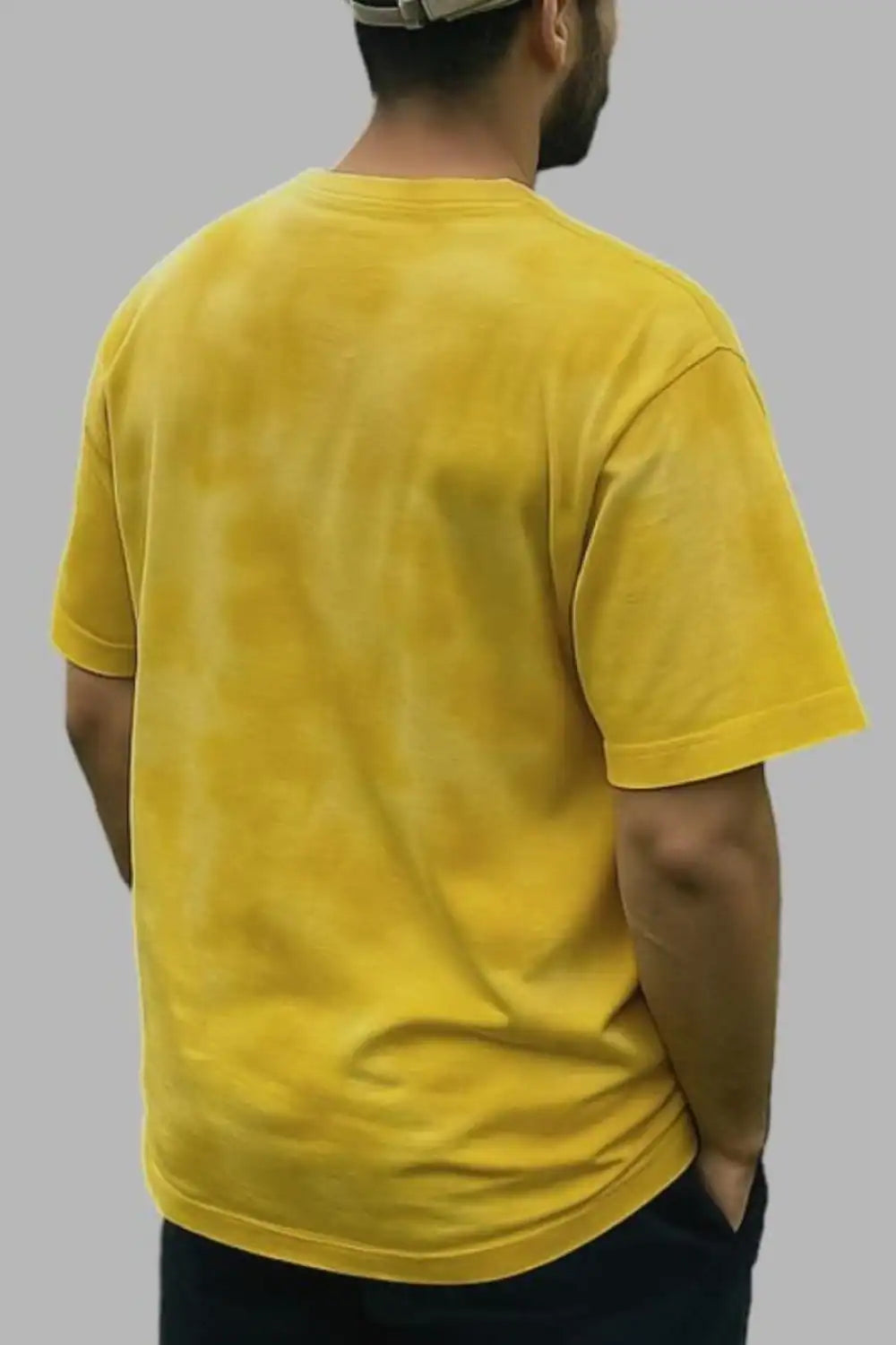 Yellow Classic Tie Dye Tee