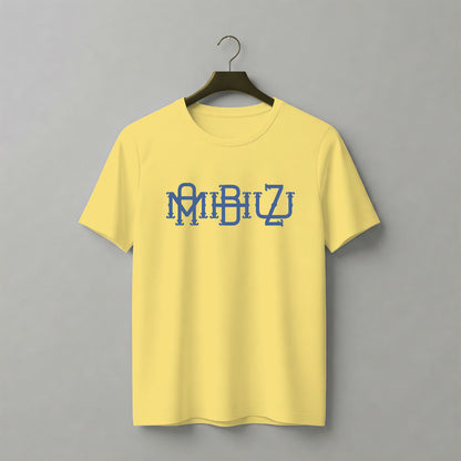 Ambhuz – Essential Graphic Tee in Beige color