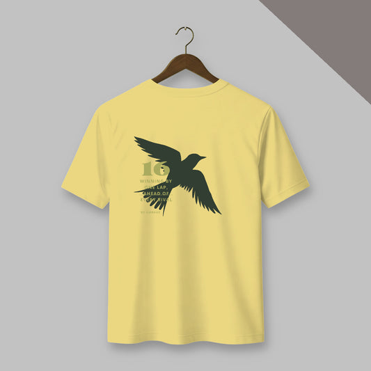 Classic Back print T-shirt in Beige Color
