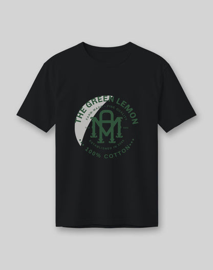 Green Lemon – Signature T-Shirt in Black color