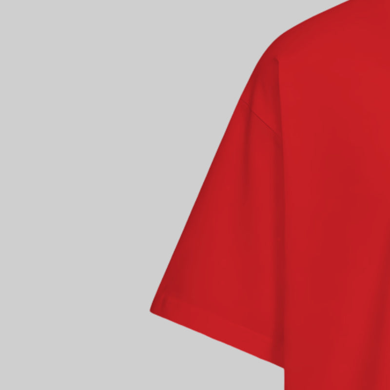 Red Vertical Intent - Oversized T-Shirt