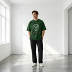 Dewleaf Acid Wash Oversized Tee